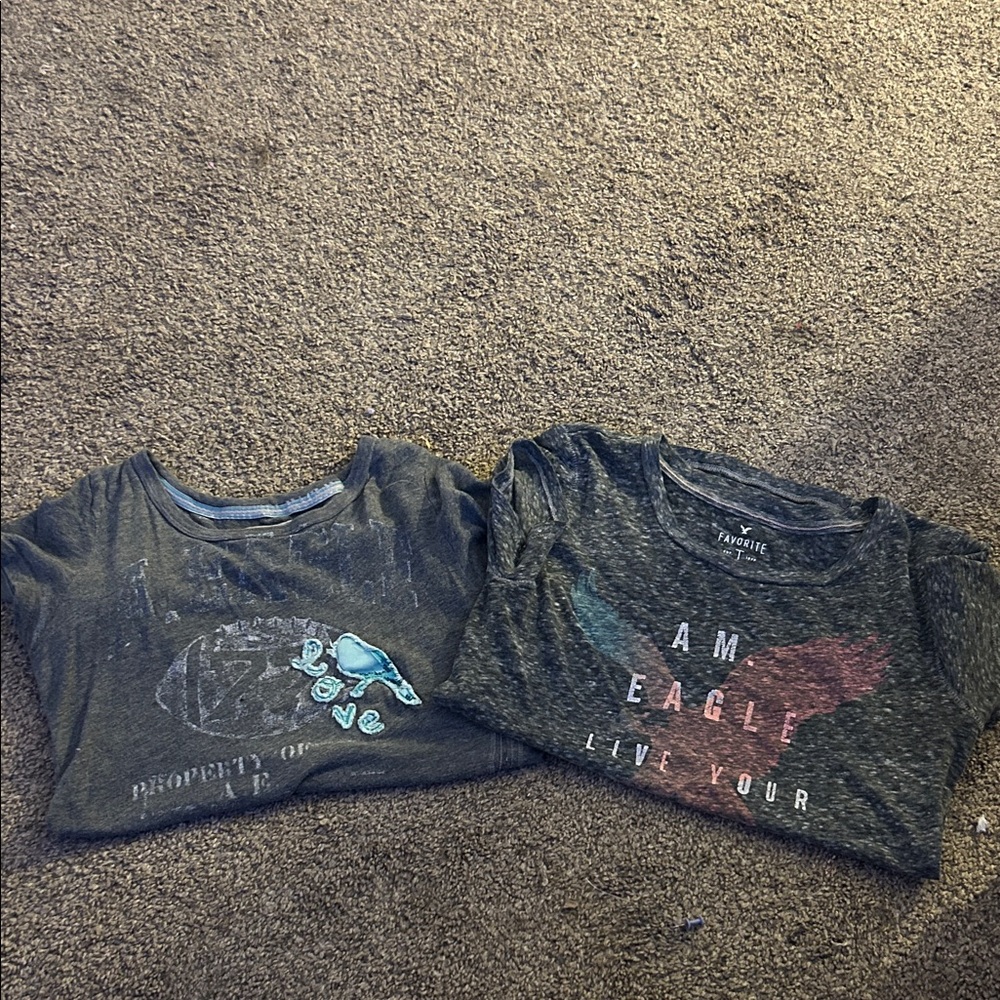 American Eagle Outfitters Gray T-Shirts